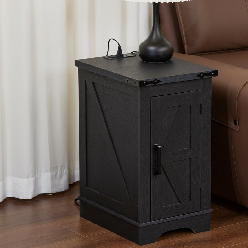 Table de chevet Stonehouse, Noir