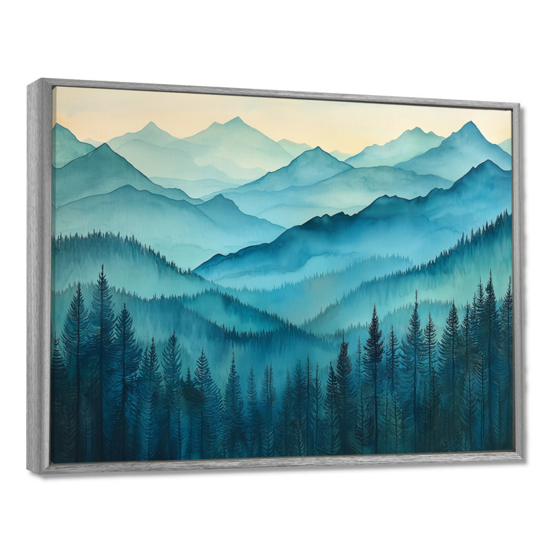 Giamarie - Landscapes Wall Art, Argent, H 34 po x l 44 po, Picture Framed Print