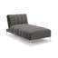 Camille Chaise Longue Daybed in Velvety Fabric-1622781923