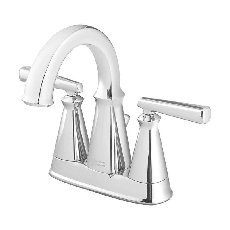 Edgemere Centerset Bathroom Faucet with Drain Assembly, Chrome