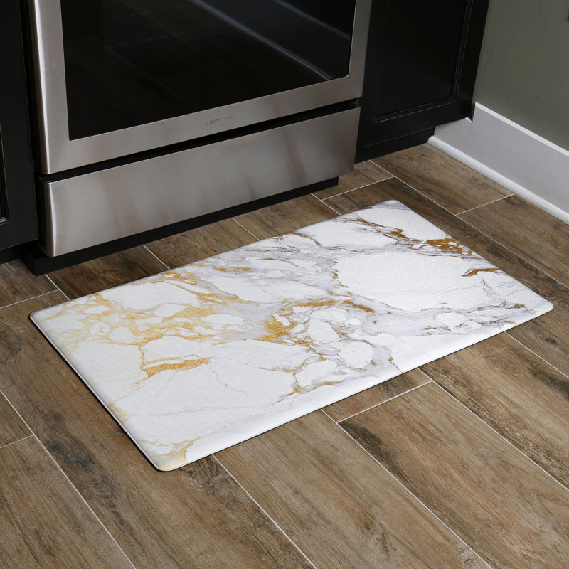 Tapis anti-fatigue marbré Cook N Comfort, Or