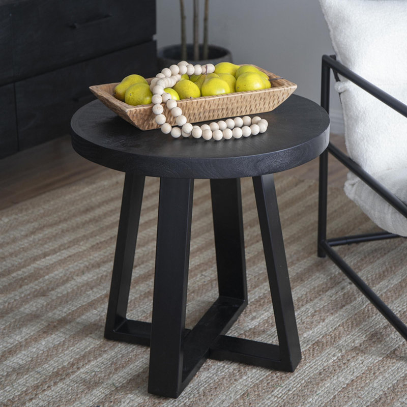 Round Coffee Table, 24.5" H x 23.5" L x 23.5" W