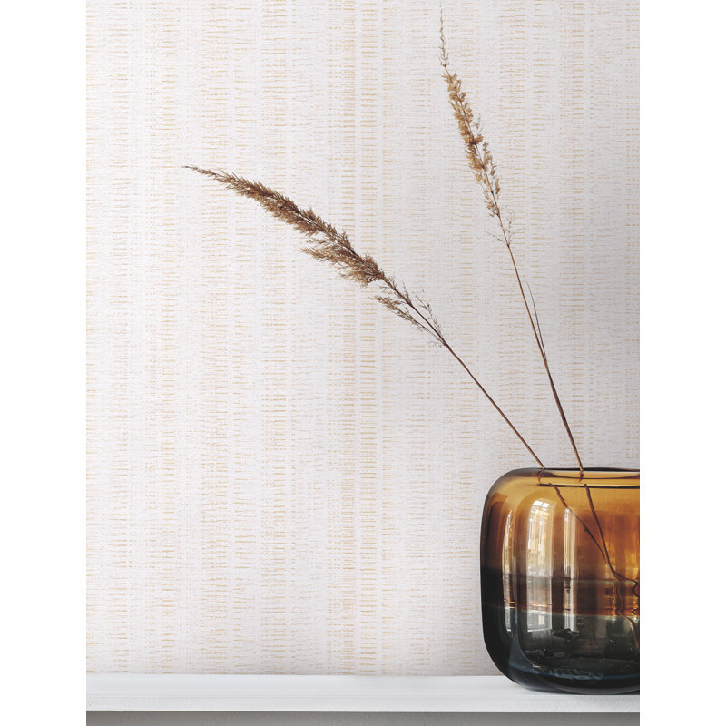 Unpasted Striped Roll, Cotton
