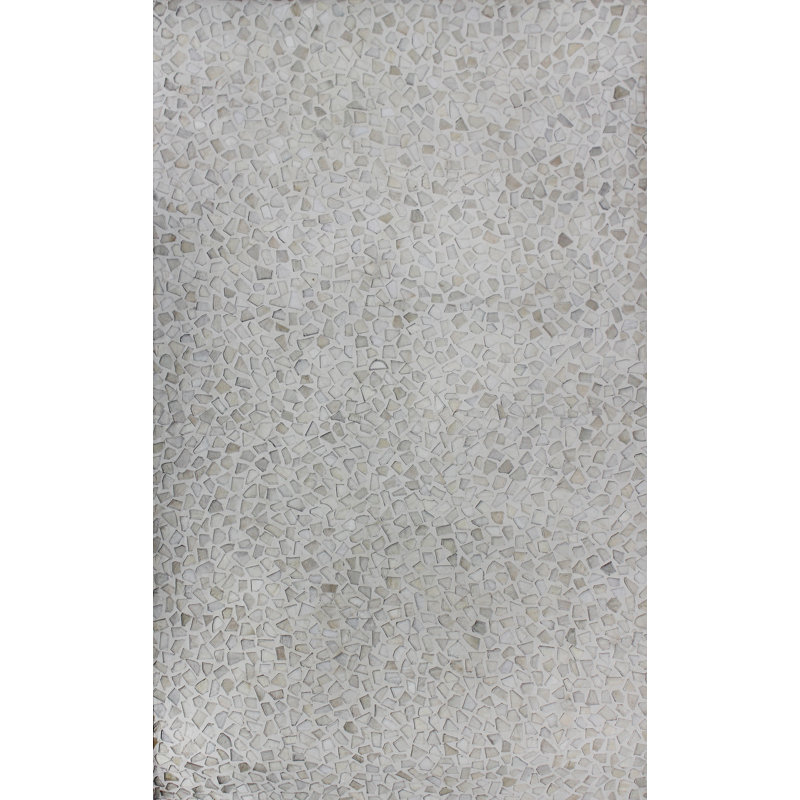 Ilfracombe Cowhide Geometric Indoor Rug, Rectangle 3' x 5'