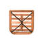 Outdoor 4-Pieces Acacia Wood And Rope Woven Paito Conversation Set, Grey-366436213