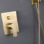 Brushed Gold Wall Mounted Bathroom Shower System Bathroom Rain Shower Heads Mixer Shower Combo Set