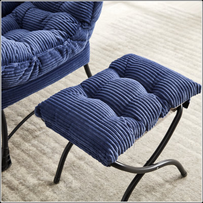 Méridienne moderne avec repose-pieds, accoudoirs, poche latérale et repose-pieds pour petits espaces, fauteuil de lecture confortable et élégant