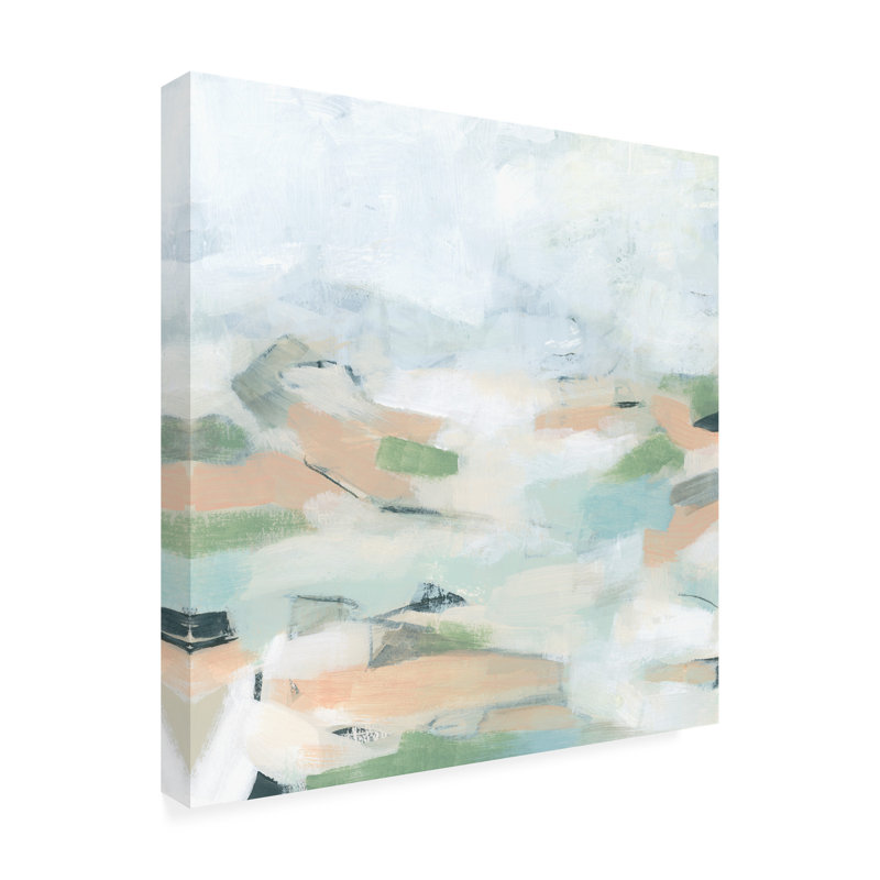 «Field Geomtery I» sur toile, H 18 po x l 18 po