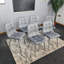 Velvet Upholstered Kitchen Dining Chair With Strong Black Metal Legs Living Room Bedroom Chair-838697052-855132186
