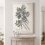 «Antique Black and White Botanical», reproduction d'art sur toile tendue-1677278443