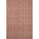 Polly Checkered Berry/Natural Area Rug