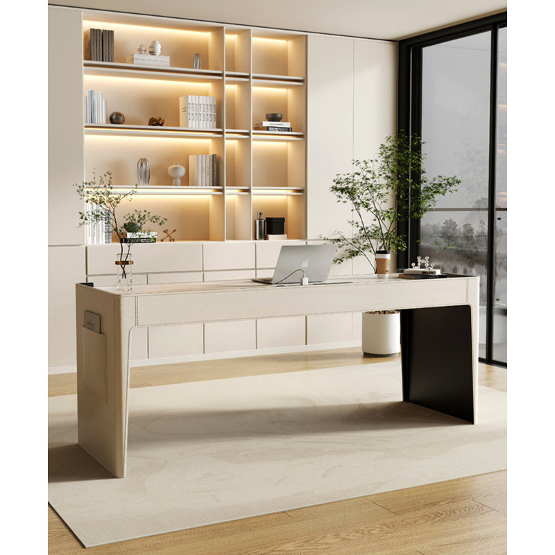 Bureau de table Italian Minimalist, H 29,5 po x l 70,9 po x P 23,6 po