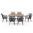Outdoor 6-person Dining Set With Cushions-302054350