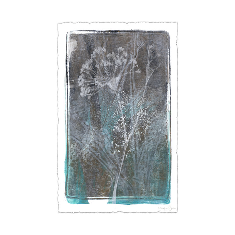 Ombre Wildflowers II - Wrapped Canvas Print, 46cm H x 30cm W x 3.8cm D