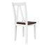 Ensemble de table de salle à manger 6 pièces en bois avec banc long et 4 chaises de style campagnard, espresso et blanc-972438015