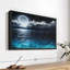 Impression sur toile Moonlit Blue Sea-249772509