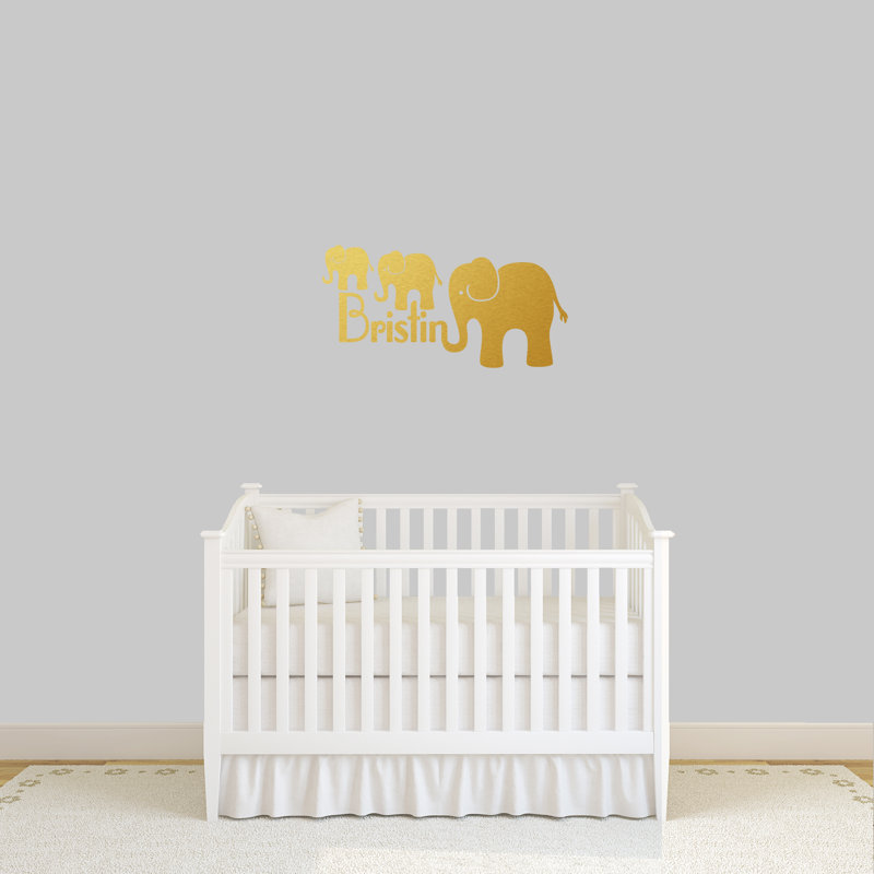 Animals Wall Decal, Gold, Yes