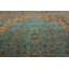 Tapis motif persan Kashan sur-teint à motif floral noué à la main 10 x 13