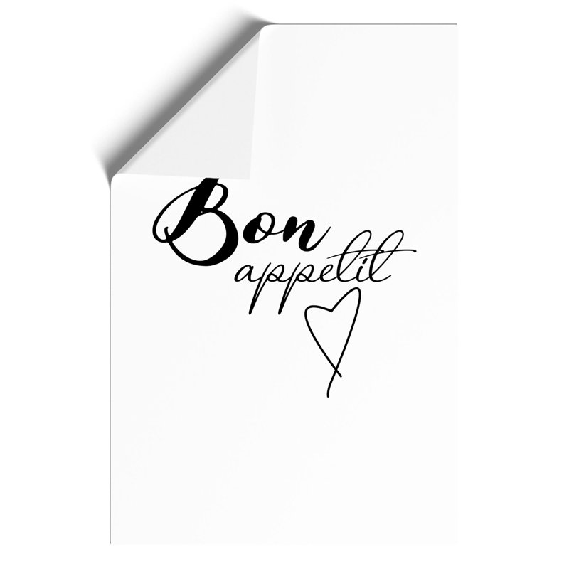 Bon Appetit - No Frame Print, 42cm H x 30cm W x 0.1cm D