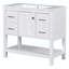 Ensemble de meuble-lavabo simple 36 po avec plateau en résine Eliseiu-654272843