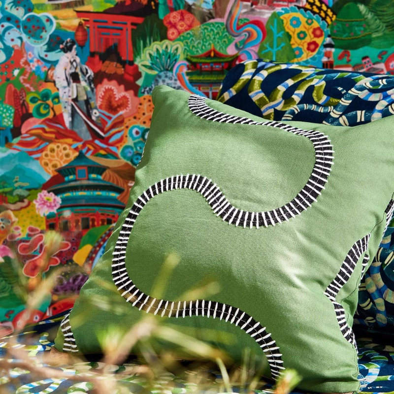 Michi Fabric, Green
