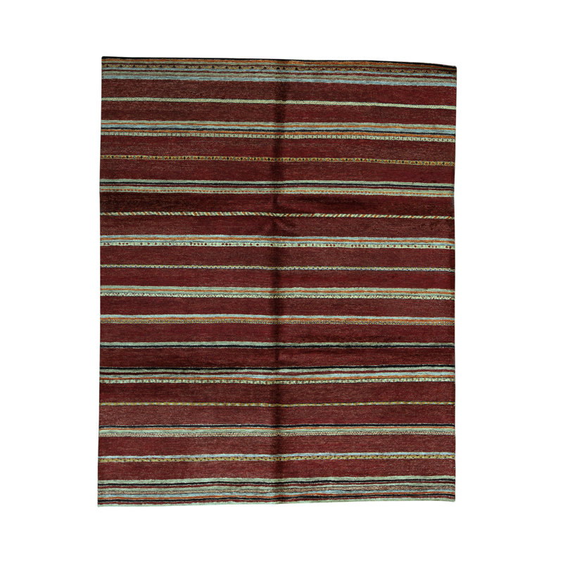 Gabbeh Wool Striped Area Rug