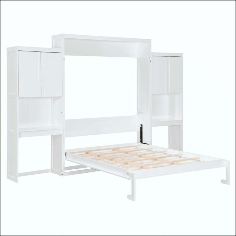 Murphy Bed With Desk, Vanity And Cabinets