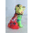 Nifao Resin Puppy Statue- Colorful Indoor/Outdoor Dog Sculpture with Abstract Multicolor Paint Splatter Design, High-Gloss Finish Decorative Figurine for Homes Collections 8" x 6" x 10"H