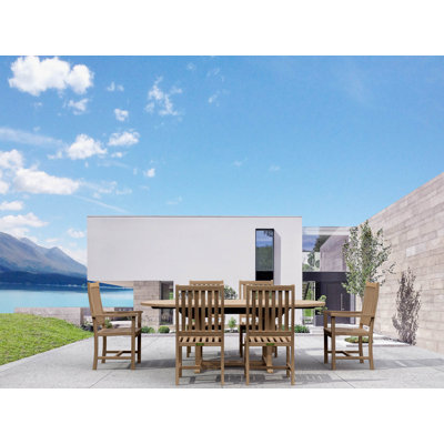 Farnam 7 Piece Teak Dining Set
