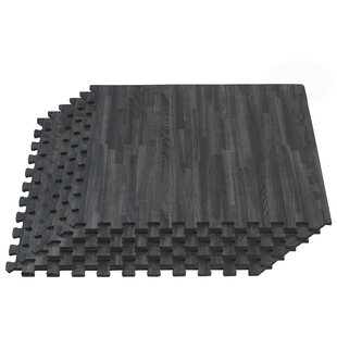 Foam Mat Floor Tiles 12x12, Interlocking EVA Foam Padding with Soft  Carpet Top for Exercise, Yoga, Playroom, Garage, Basement - 10 PCS