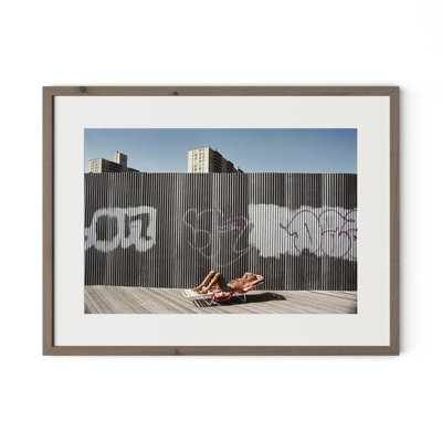 Brighton Beach Boardwalk Framed Photographic Print