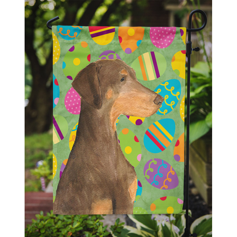 Drapeau de jardin Atara, Doberman (brun clair et beige)