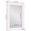 Solid Wood Rectangle Mirror-1963585523