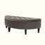 Banc de rangement à couvercle rabattable rembourré-128338593