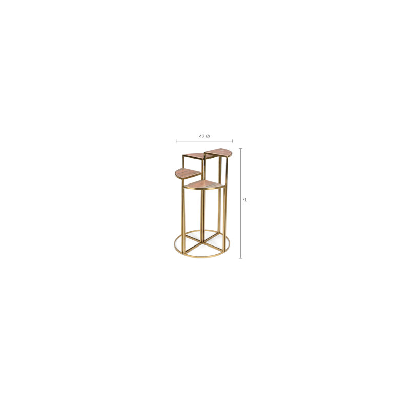 Marble End Table