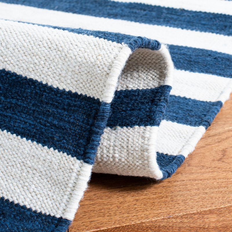 Ralph Lauren River Reed Stripe Performance Striped Rug, Rectangle 8' x 10'