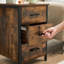 Aleczander 40cm W Manufactured Wood Bedside Table