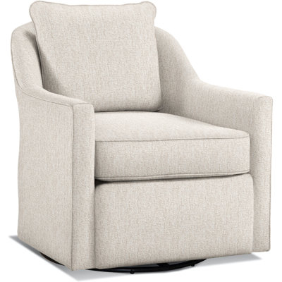 Leighton Boucle Cotton Swivel Armchair