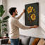 Golden Daisy Study Botanical - Framed Print-1257612295-1257612294