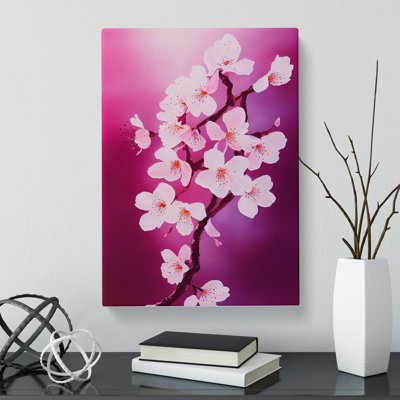 Cherry Blossom Tree Expression - Wrapped Canvas