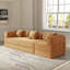 Canapé modulaire en velours côtelé 2 pièces Jordan-118913801