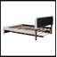 Lit plateforme tapissier Marjorine