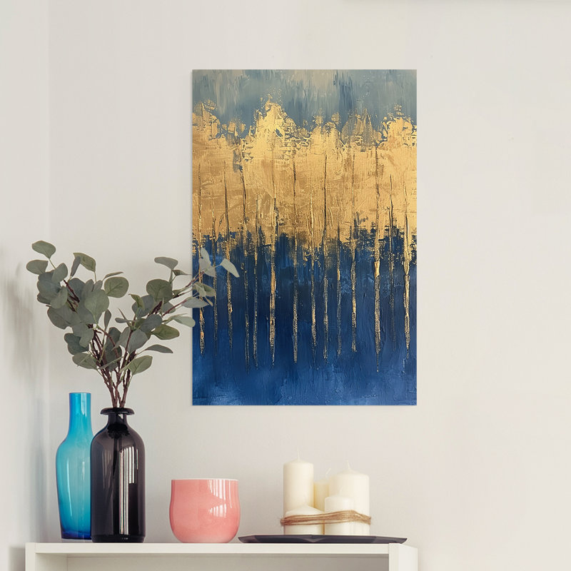 ABSTRACT Series VI - Impression sur toile seulement - NON-CADRE, H 18 po x l 12 po