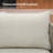 Olefin Patio Chaise Lounge Chair With Upholstered And Teak Armres