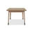 Extendable White Oak Dining Table In Au Natural