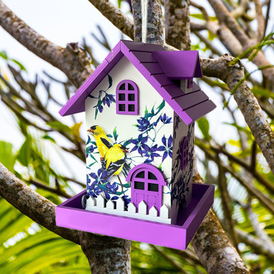 Mangeoire d'oiseaux Homestyle - chardonneret et clématite