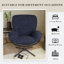Chaise d'appoint moderne et écologique à 360 °, blanc-609343217