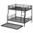 Metal Bunk Bed With Trundle-861316756