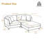 Canapé modulaire en velours côtelé Seemab-594473797