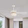 52-in 5-blade Reversible Ceiling Fan With Led Light And Remote Control